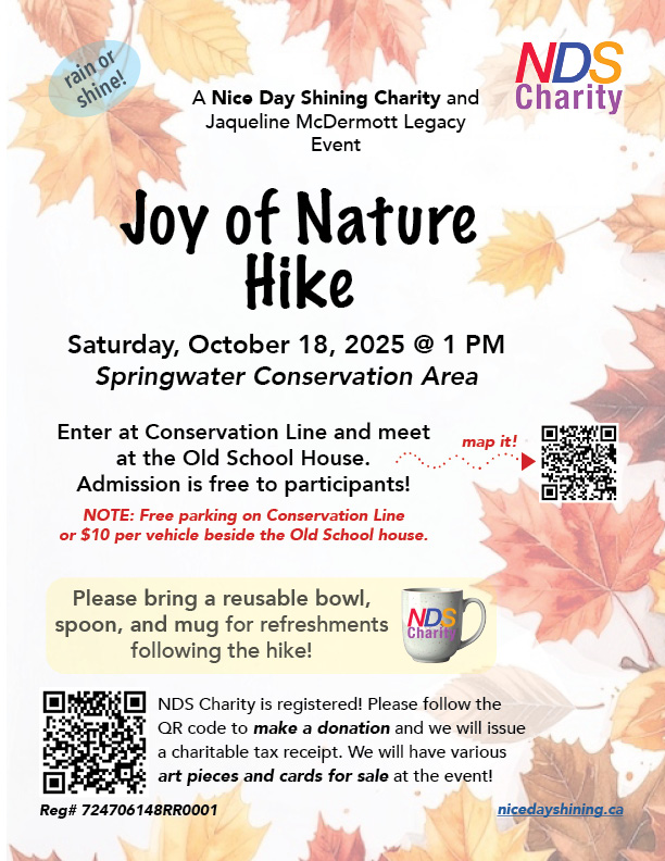 Joy of Nature Hike Event – Oct 18 2025!